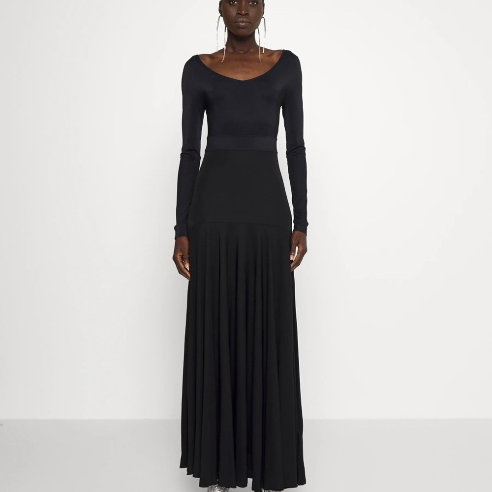 Victoria Beckham Boat Neck Fit & Flare Dress 6